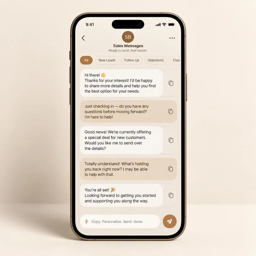 Mockup do bônus 4 — Mensagens Prontas para WhatsApp