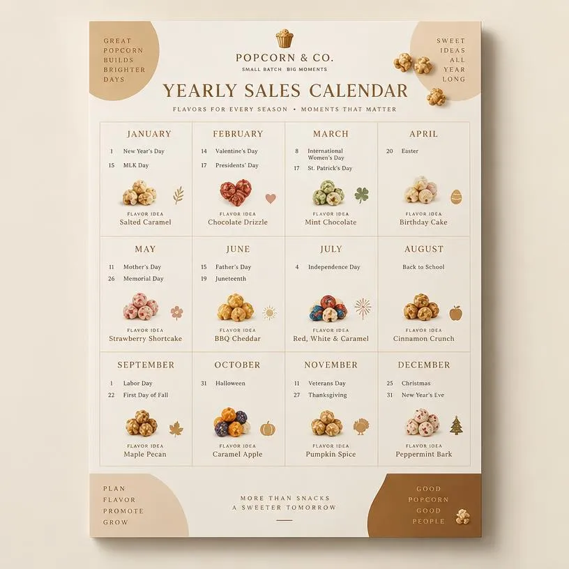 Mockup do bônus 5 — Calendário de Vendas